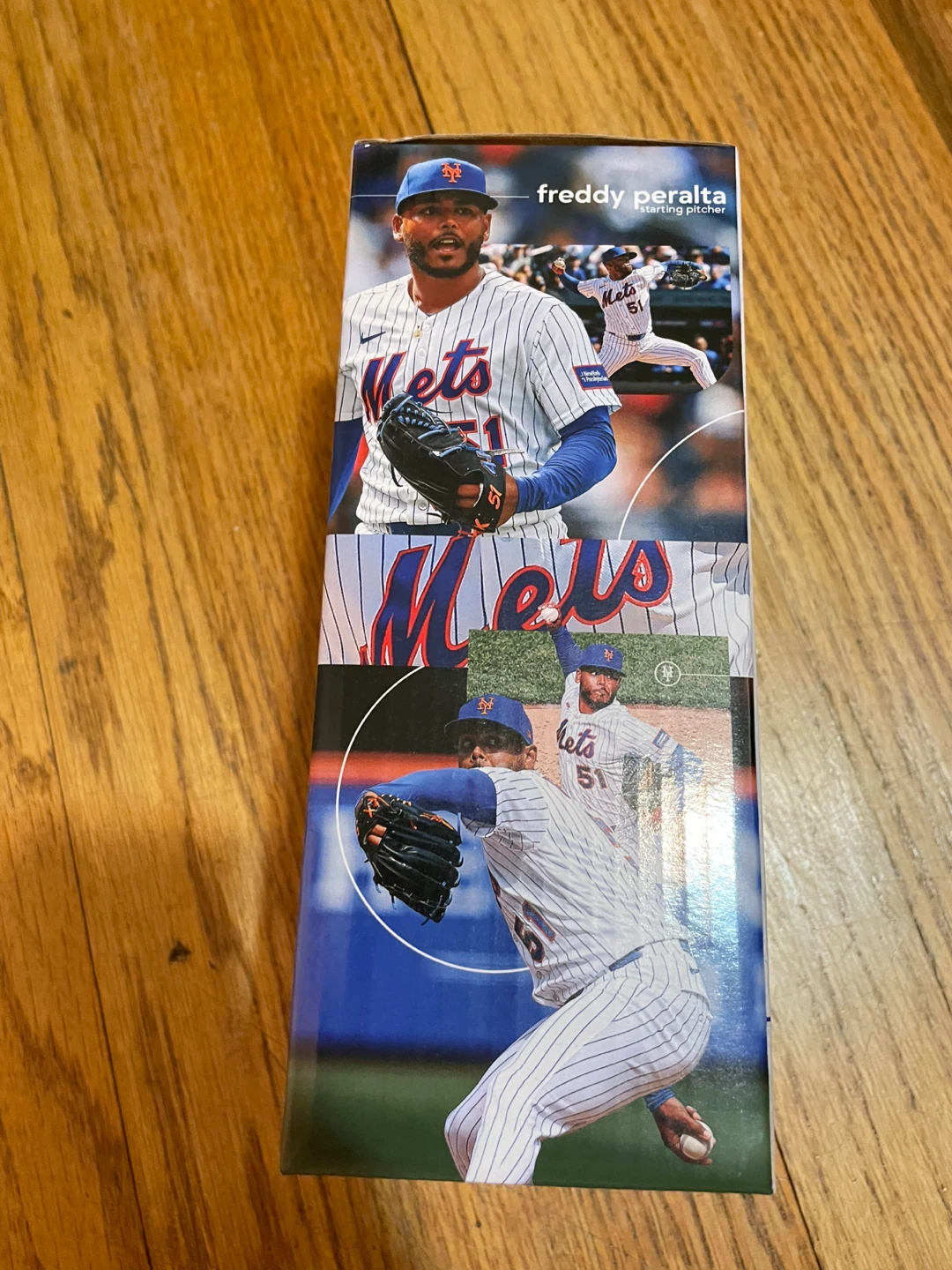Freddy Peralta NY Mets Bobblehead - photo 2