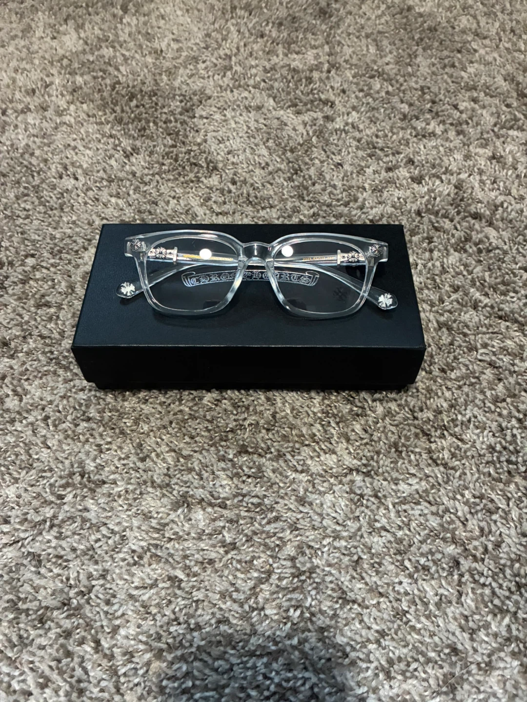 Chrome Hearts Clear Frame Glasses