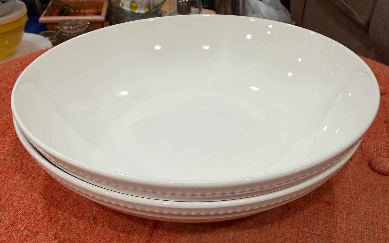 White Ceramic Serving Bowl