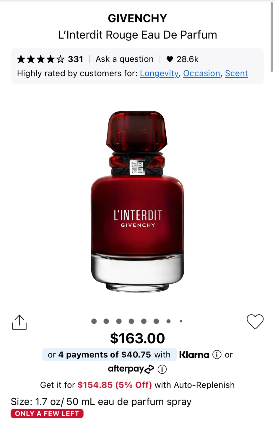 Givenchy L'Interdit Elixir Parfum Concentré Eau de Parfum - photo 4