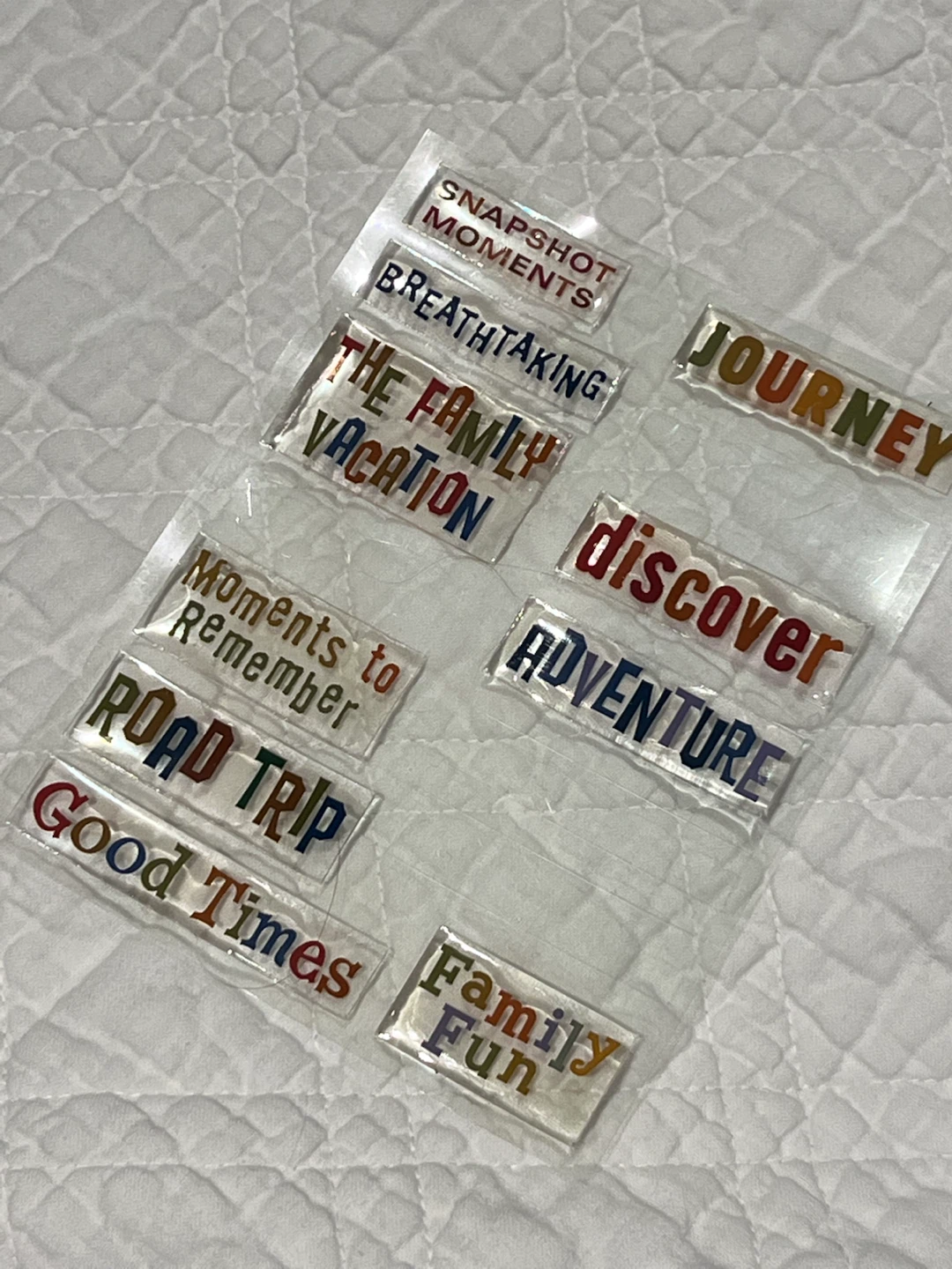 Assorted scrapbooking stickers and decor - photo 5