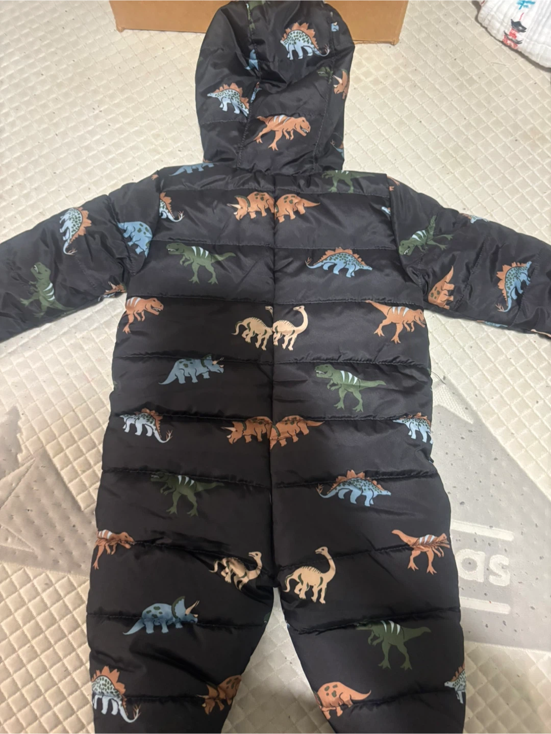 Baby Dinosaur Print Winter Snowsuit - photo 2