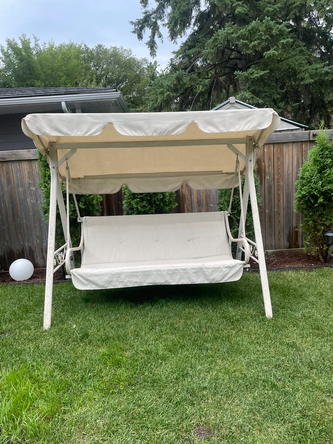 Outdoor Patio Swing with Canopy - photo 2