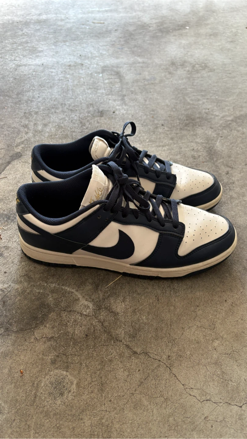 Navy Nike Dunk Lows - photo 2