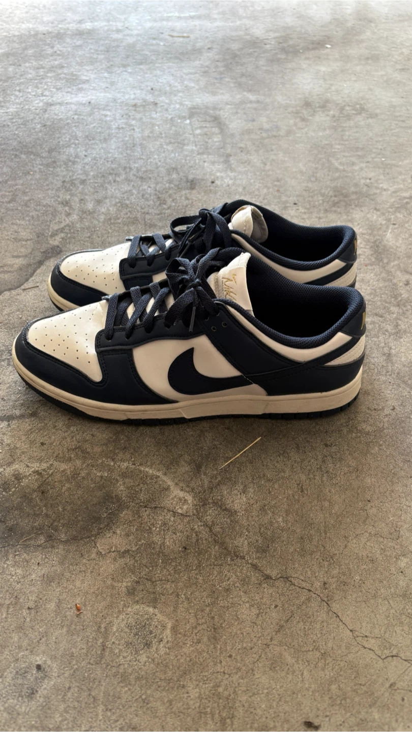 Navy Nike Dunk Lows - photo 3