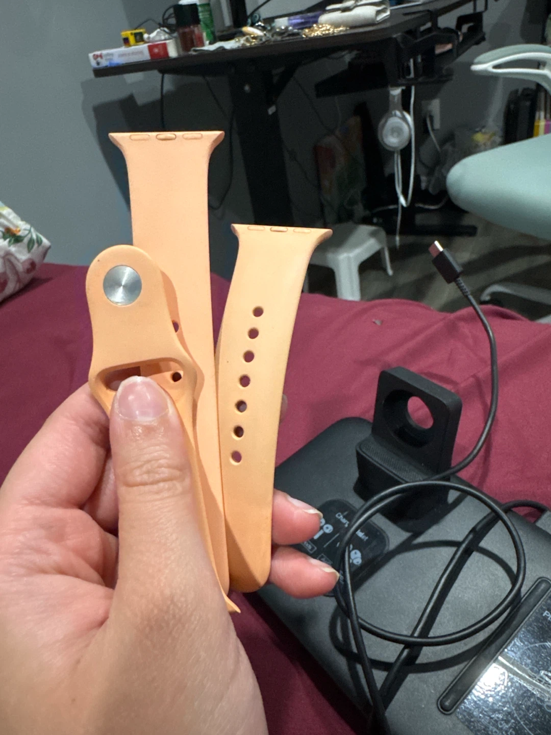 Apple Watch Sport Band Peach 44mm - photo 3