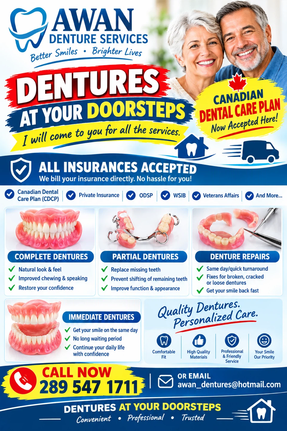 Awan Denture Services - Dentures at Your Doorsteps