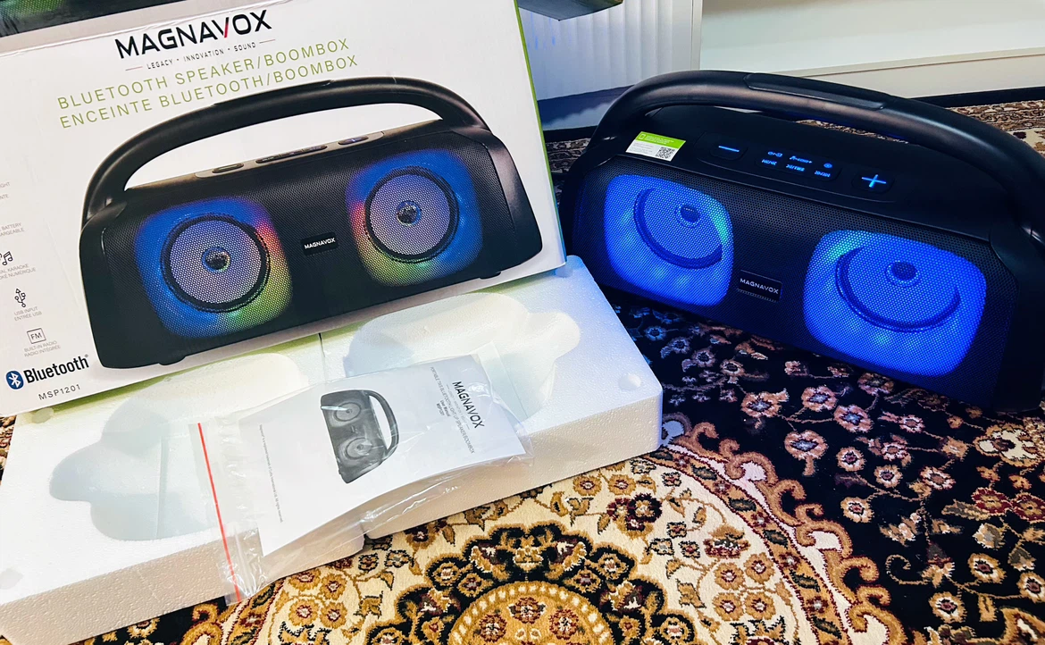 Magnavox Bluetooth Boombox Speaker