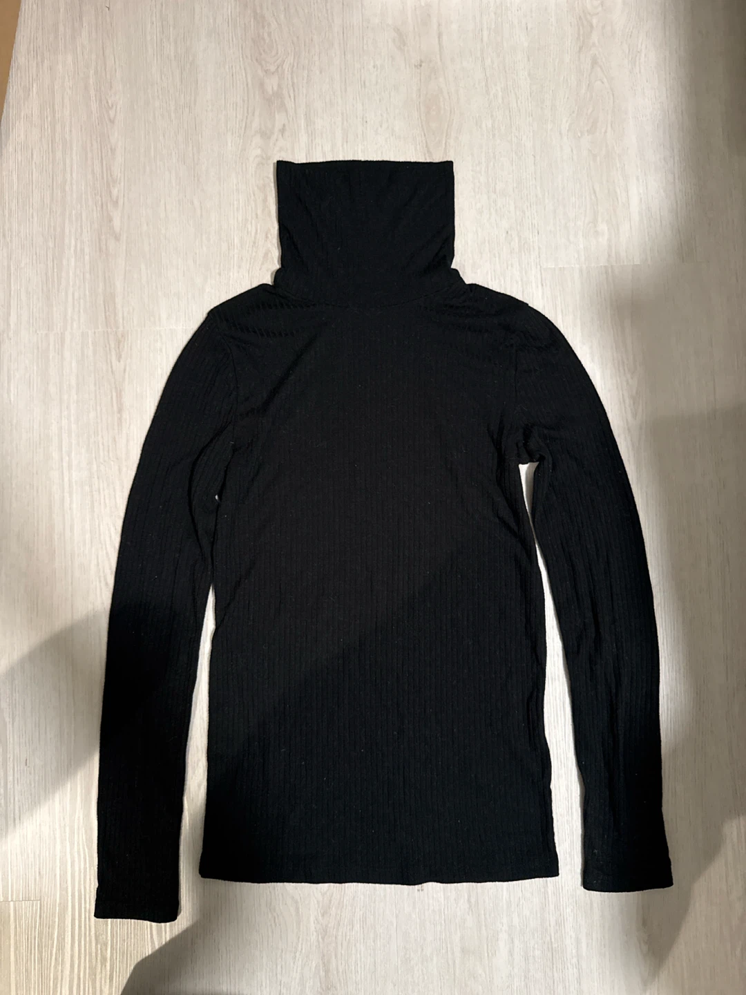 Black Ribbed Madewell Turtleneck
