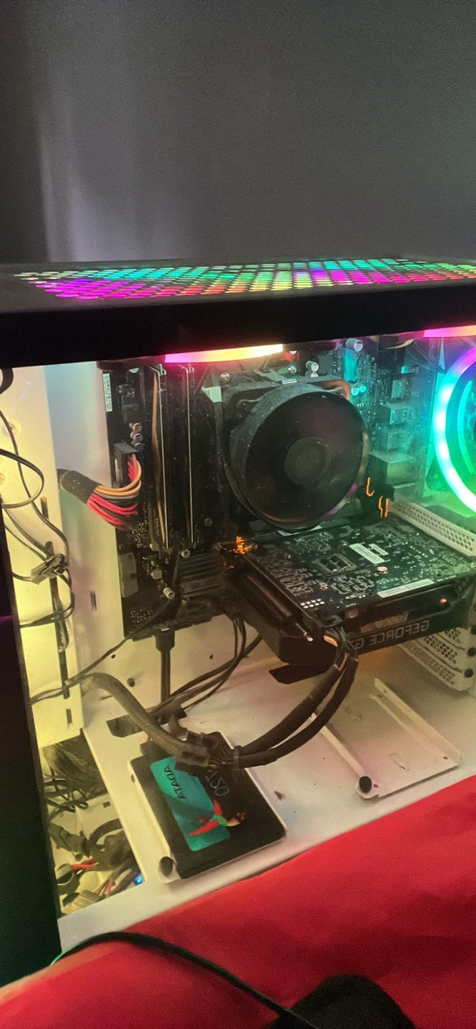 Custom Gaming PC with RGB Lighting