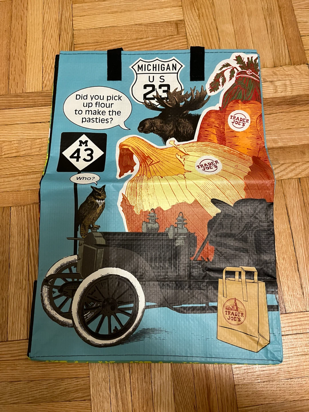 NEW Trader Joe’s Michigan Reusable Bag - photo 2