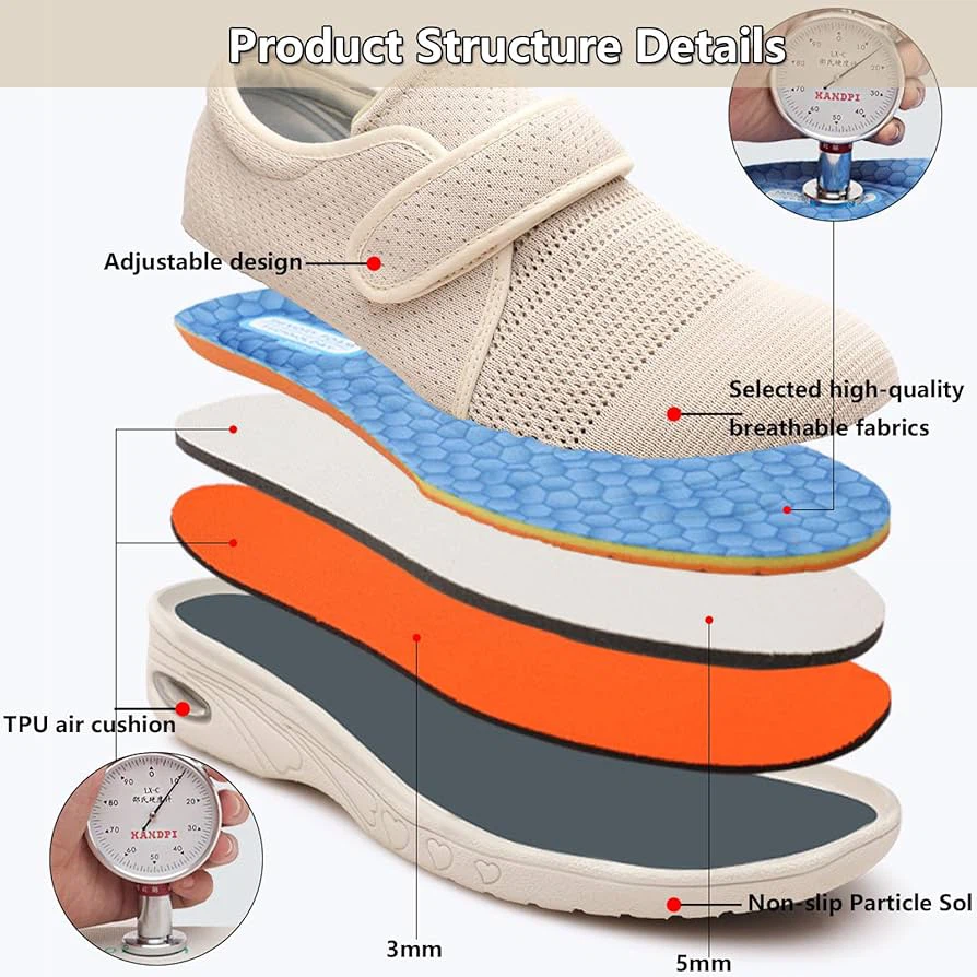 Comfortable Breathable Mesh Walking Shoes - photo 3