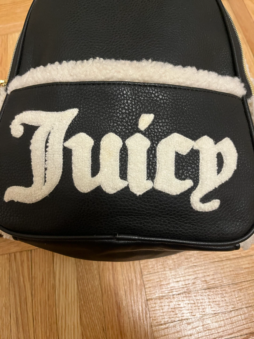Juicy Couture Black Sherpa Backpack - photo 2