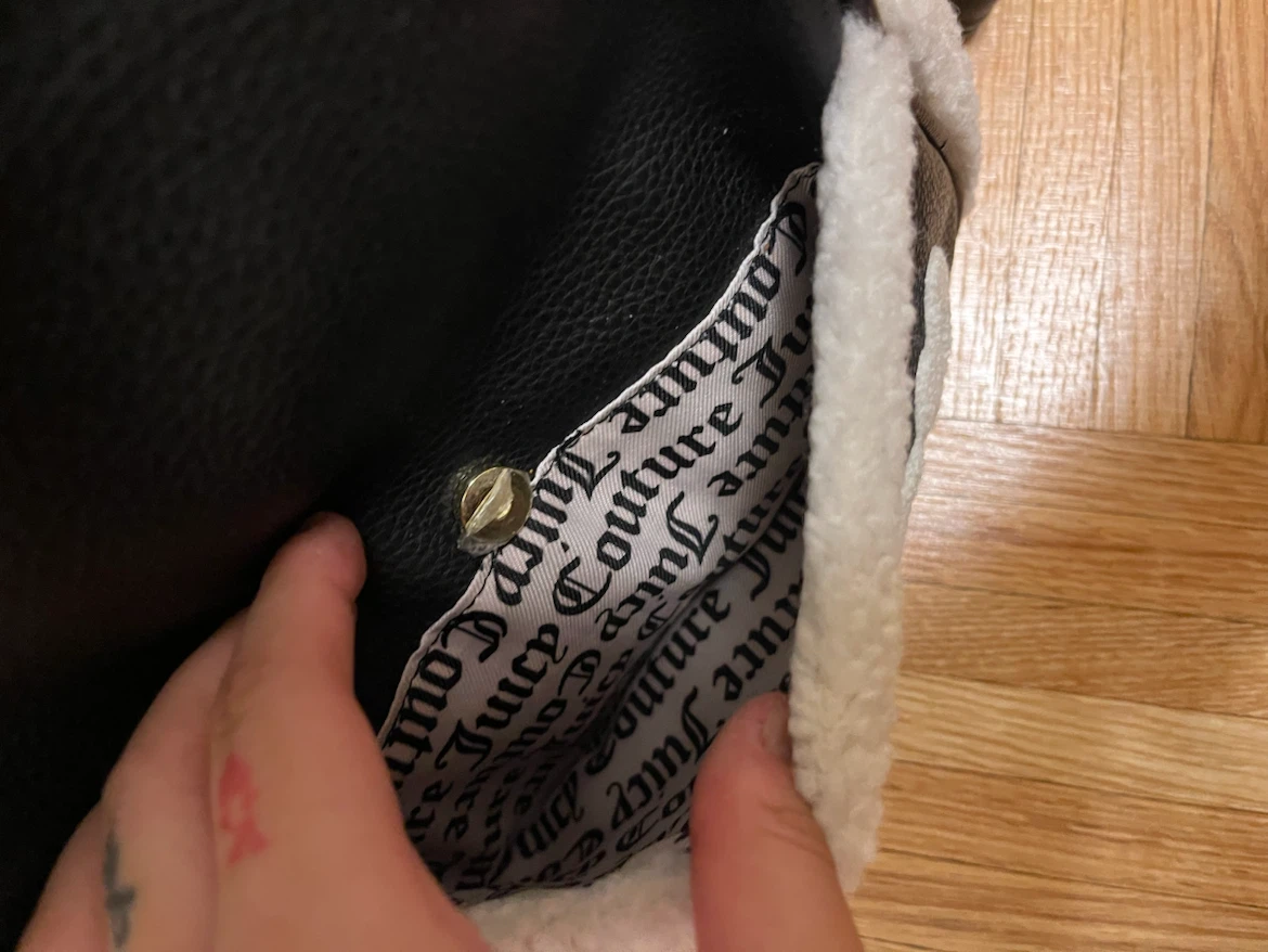 Juicy Couture Black Sherpa Backpack - photo 5