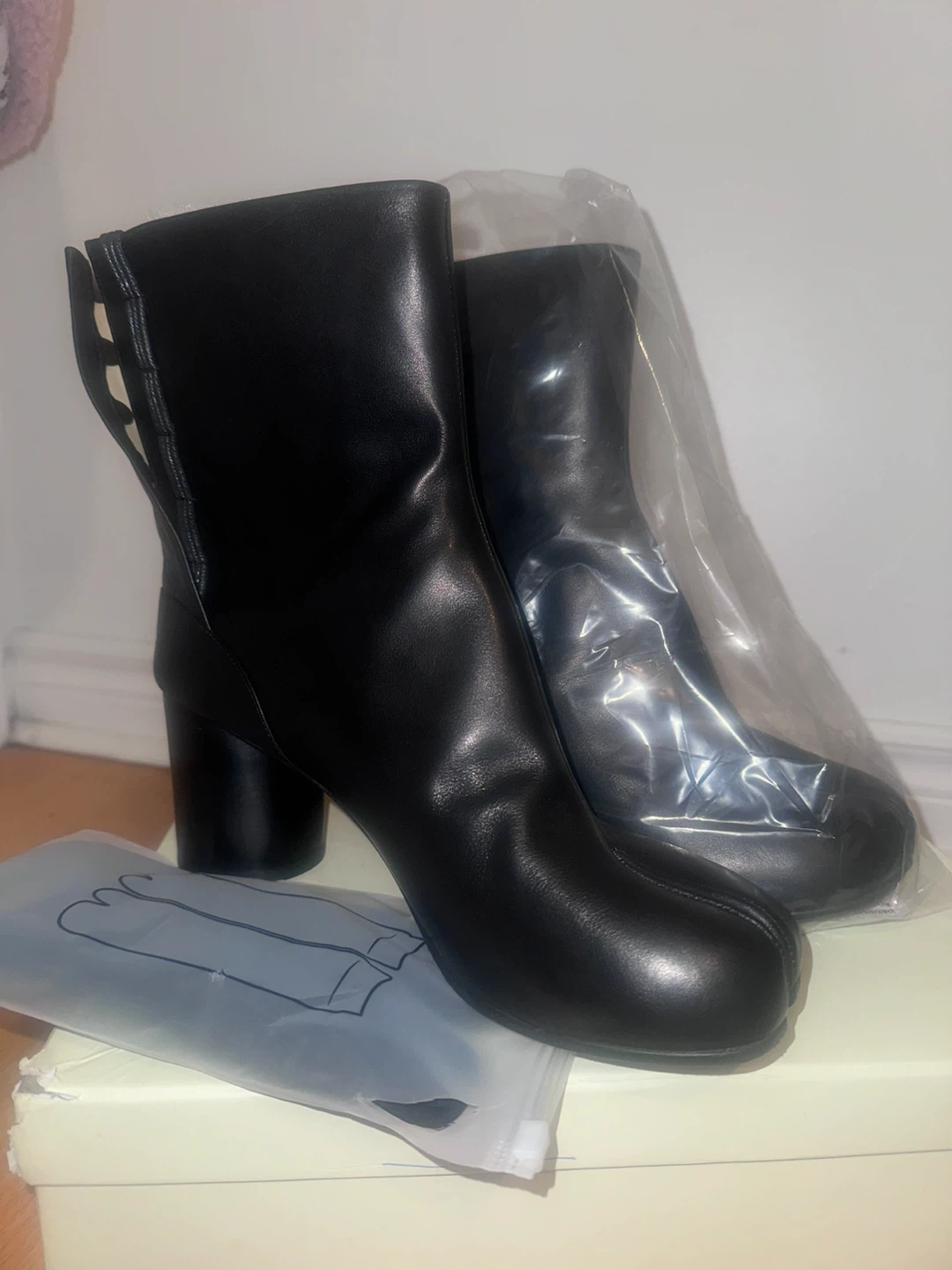 Brand New Woodchuck Sato Black Leather Boots
