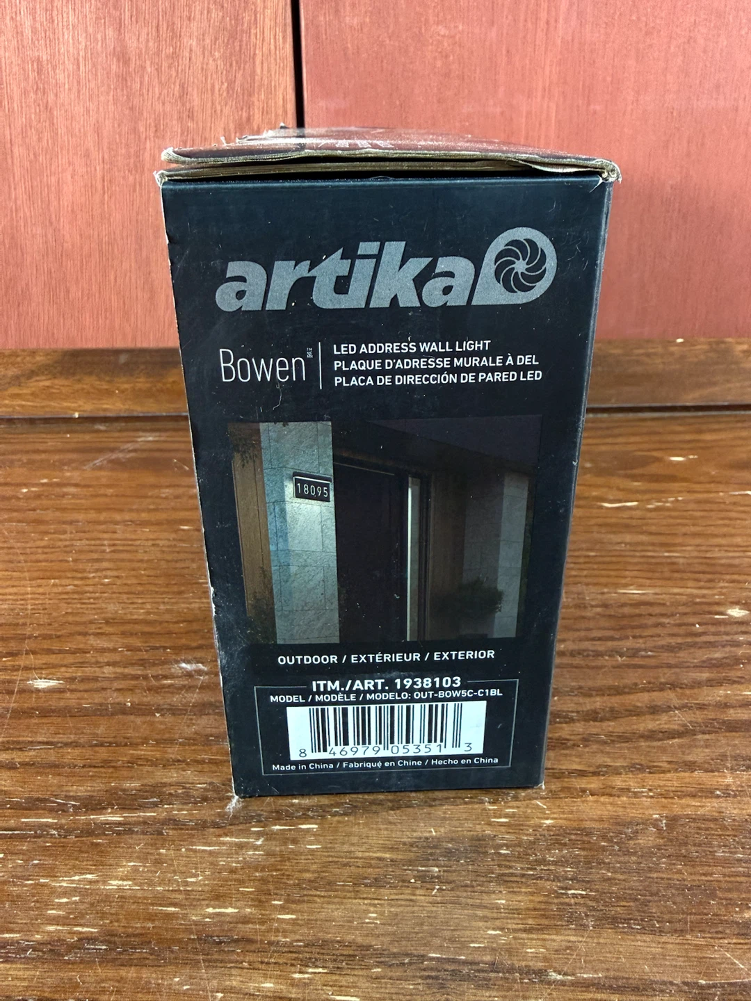 Artika Bowen Outdoor LED Address Light, Black - photo 2