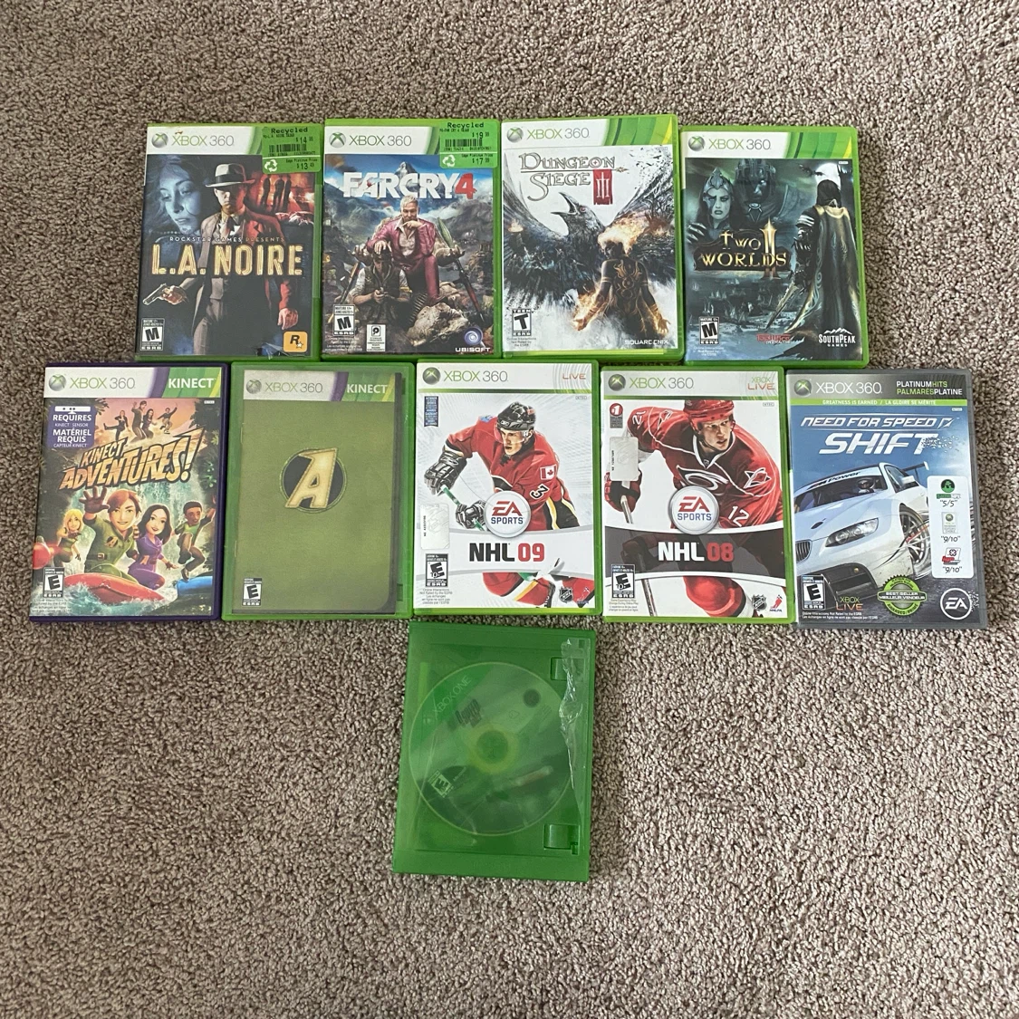 XBOX 360 Games $10 Each