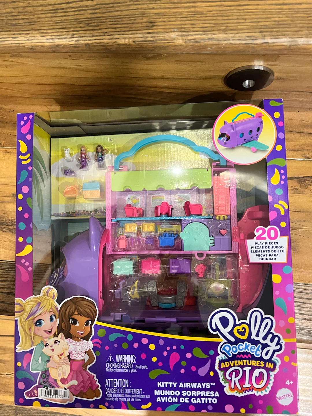 Polly Pocket Kitty Airways Playset NEW