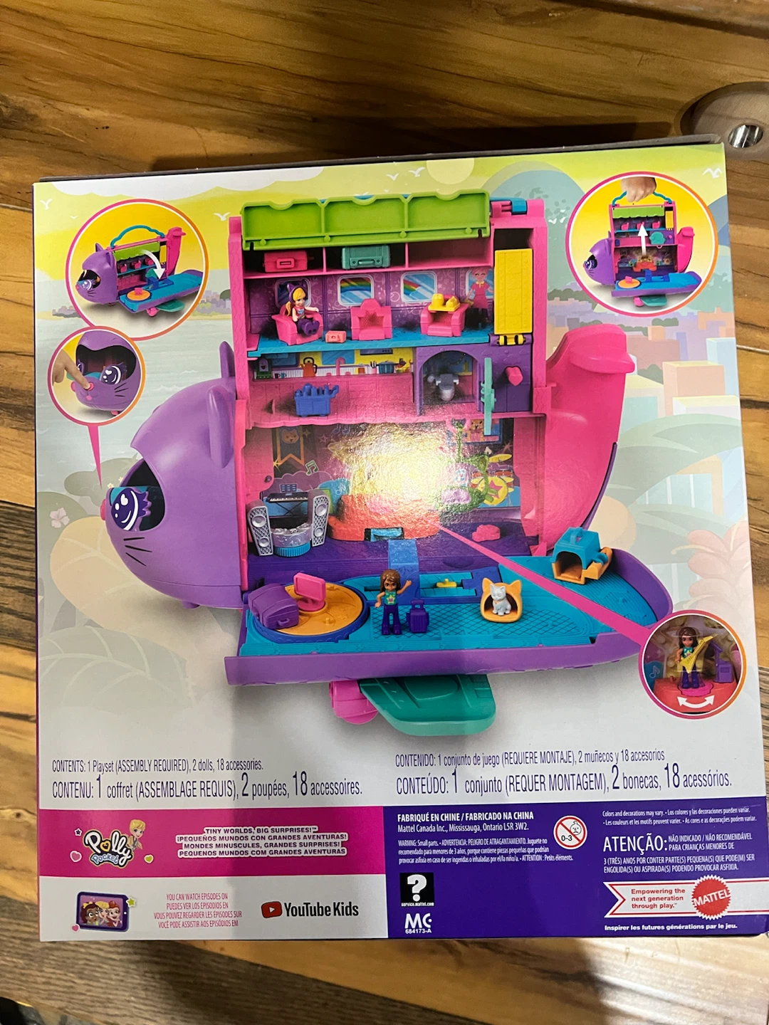 Polly Pocket Kitty Airways Playset NEW - photo 4