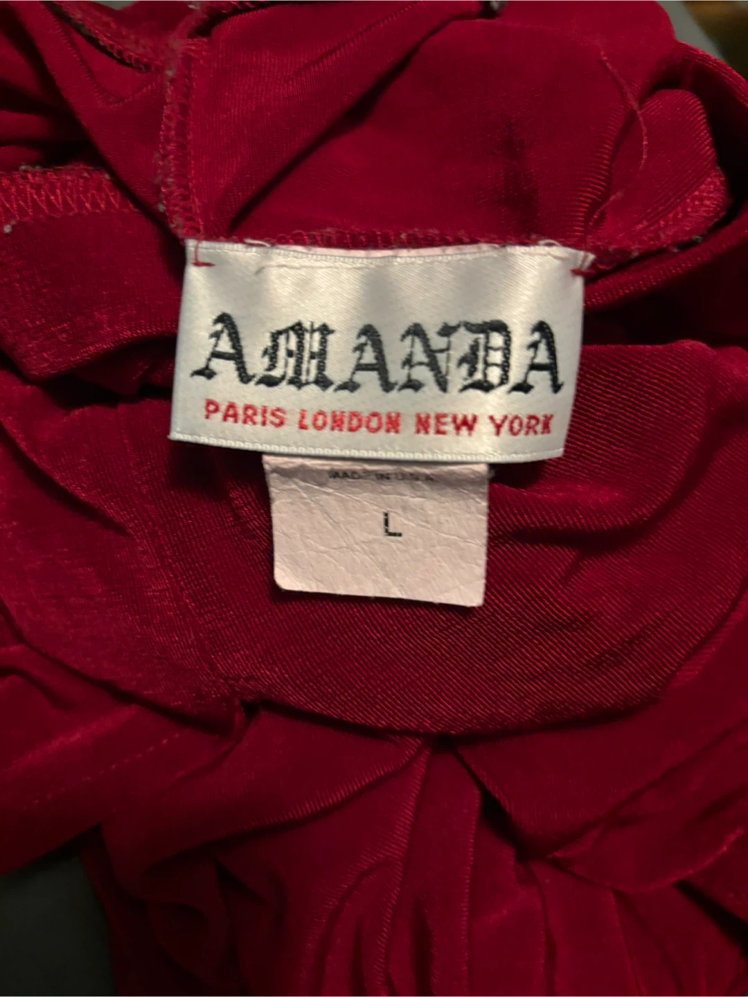 Amanda Red Velvet Maxi Skirt - photo 3