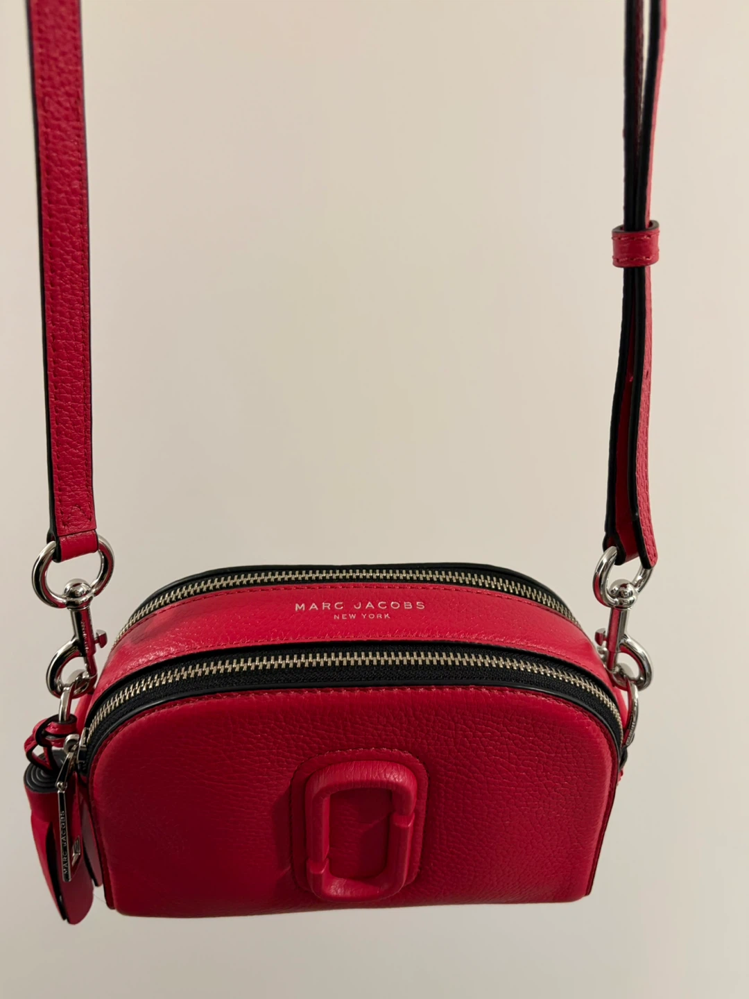 Marc Jacobs Pink Shutter Crossbody Camera Bag