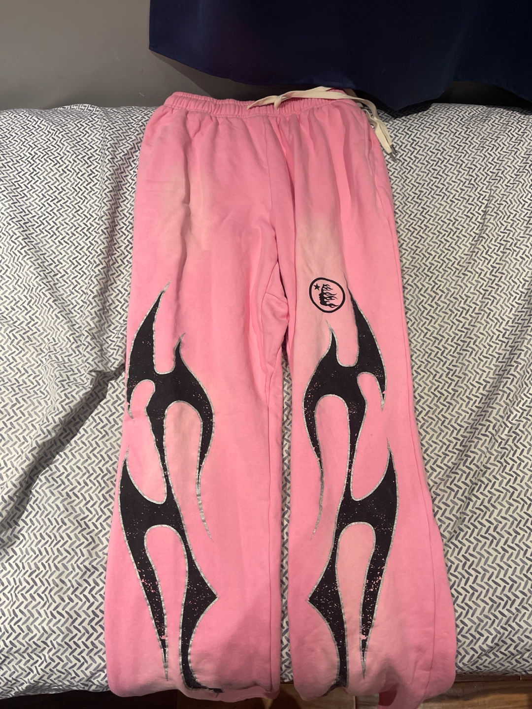 HELLSTAR Pink Flame Sweatpants