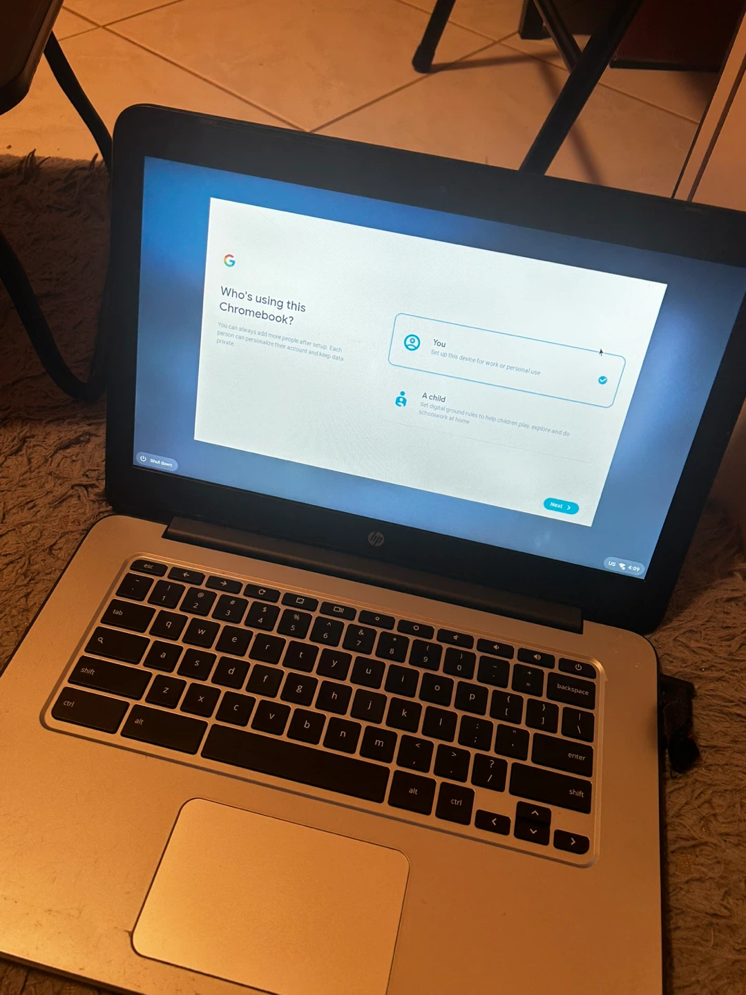 HP Chromebook Laptop - photo 2