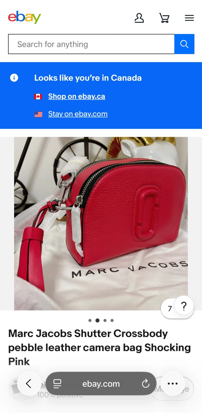 Marc Jacobs Pink Shutter Crossbody Camera Bag - photo 3