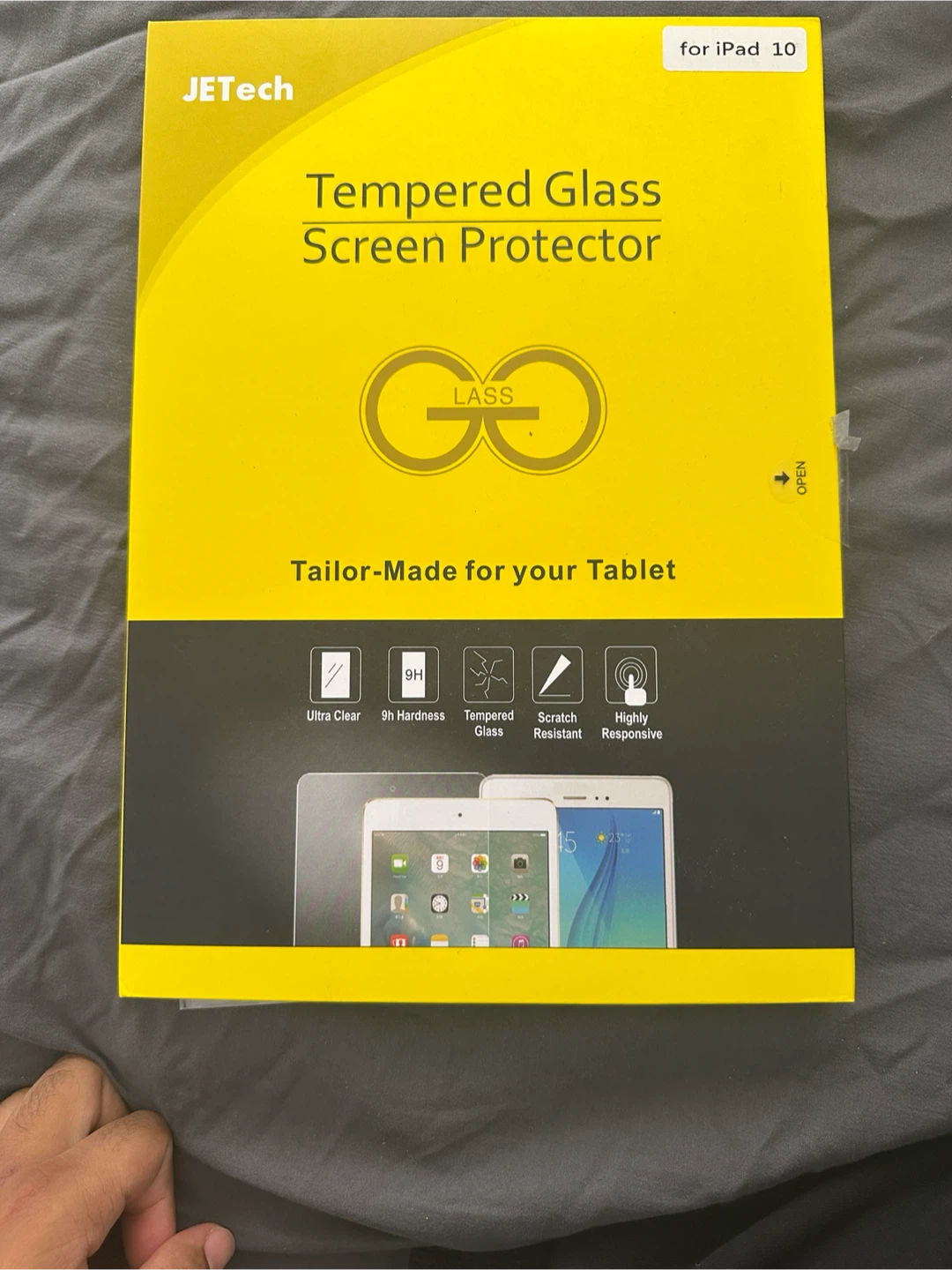 JETech iPad 10 Tempered Glass Screen Protector - photo 4