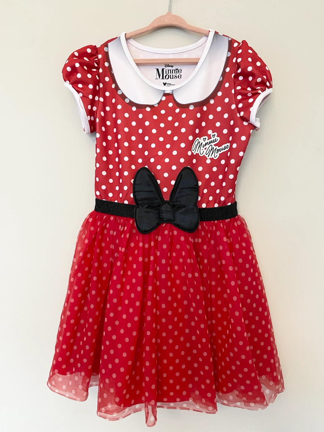 Minnie Mouse Dress Costume Halloween Sz 7-8