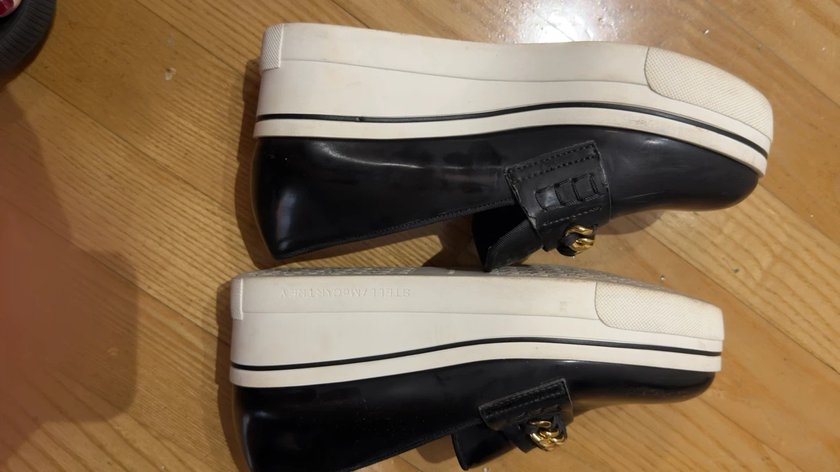 Stella McCartney Black Platform Loafers - photo 5