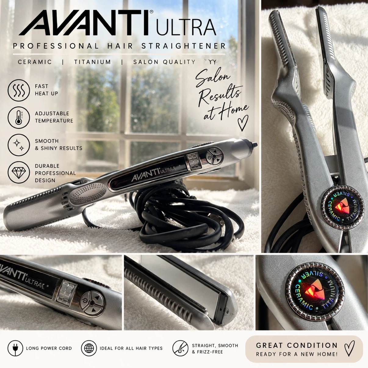 Avanti Ultra Professional Hair Straightener