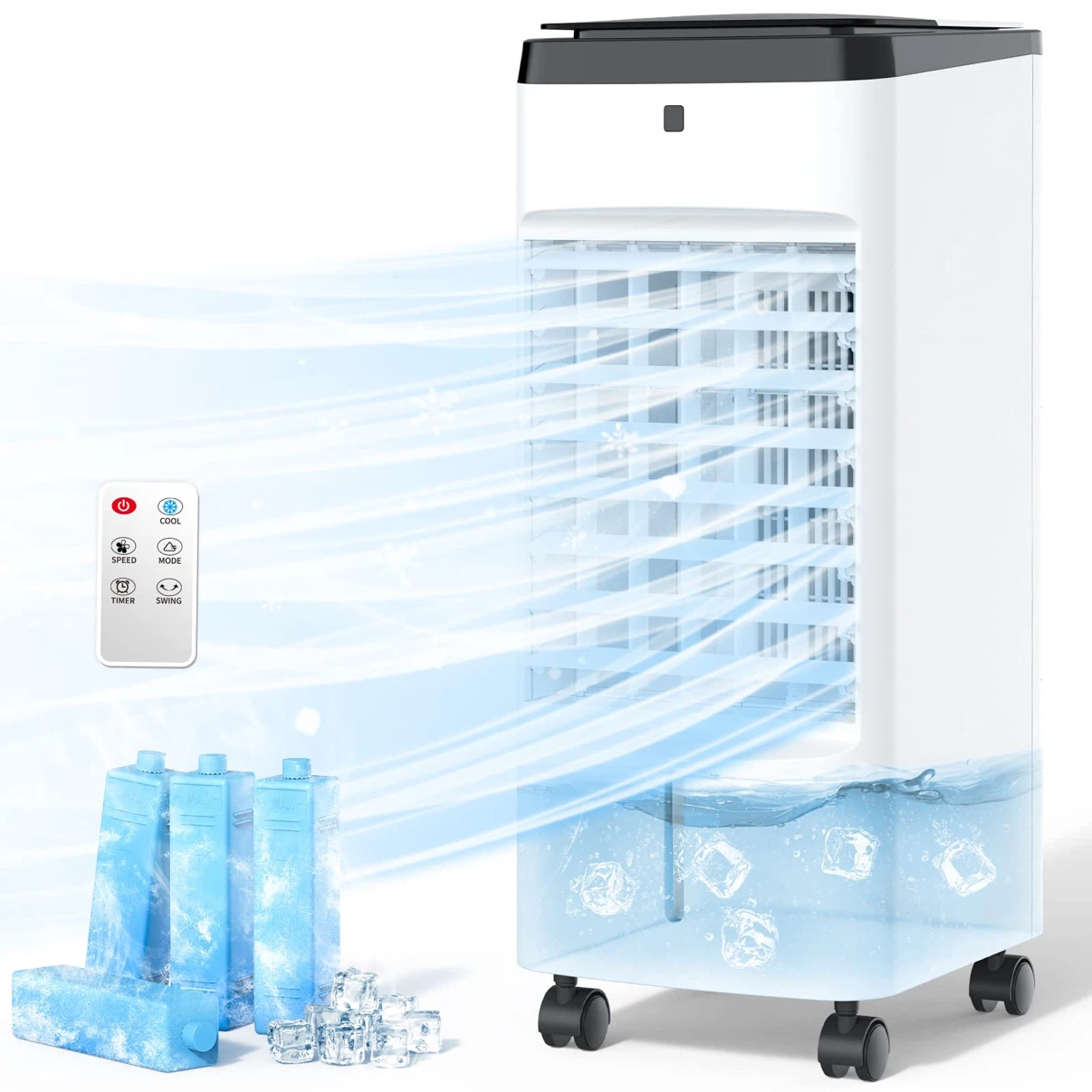 Evaporative Cooler, SEEPER 3-IN-1 Room Air Conditioner