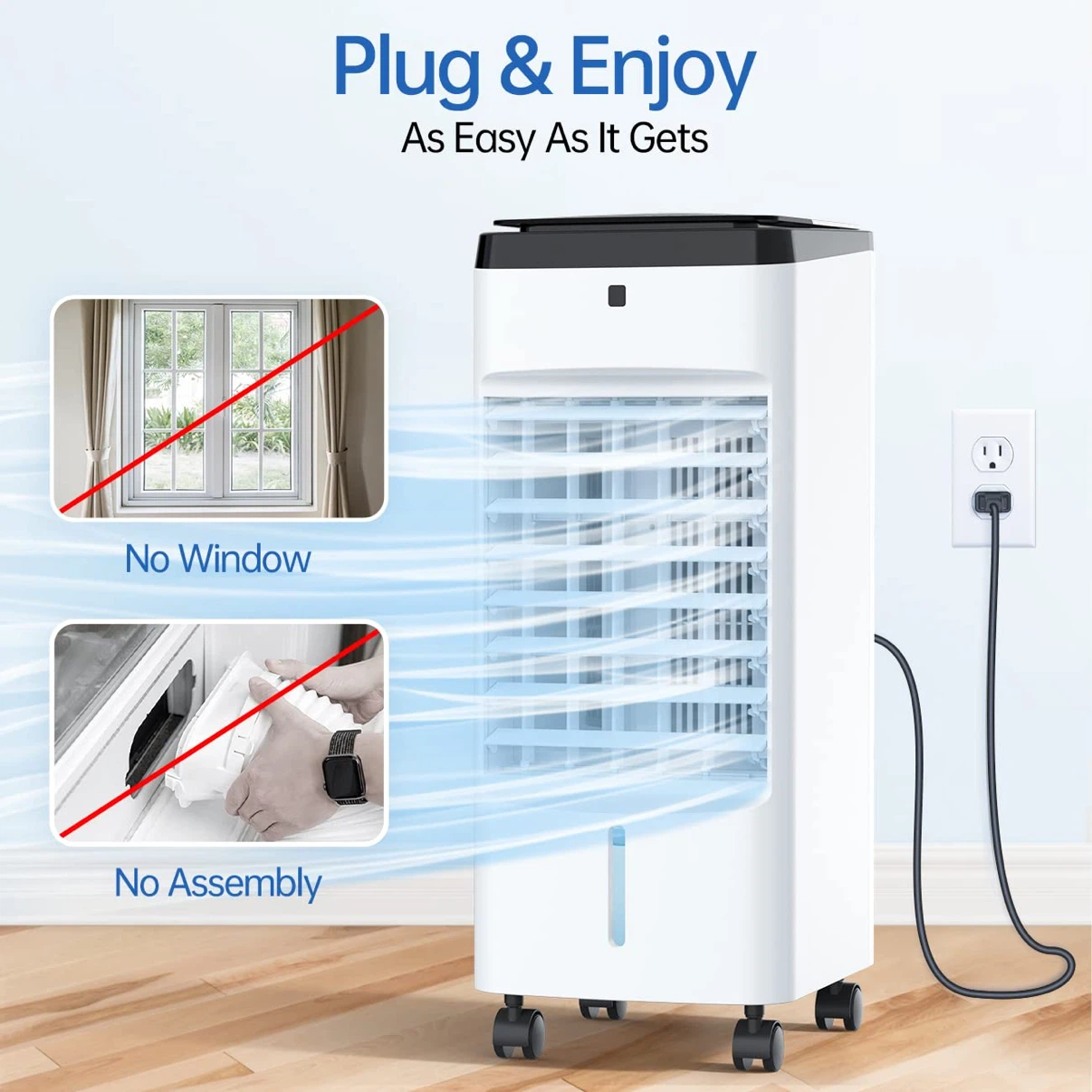 Evaporative Cooler, SEEPER 3-IN-1 Room Air Conditioner - photo 2