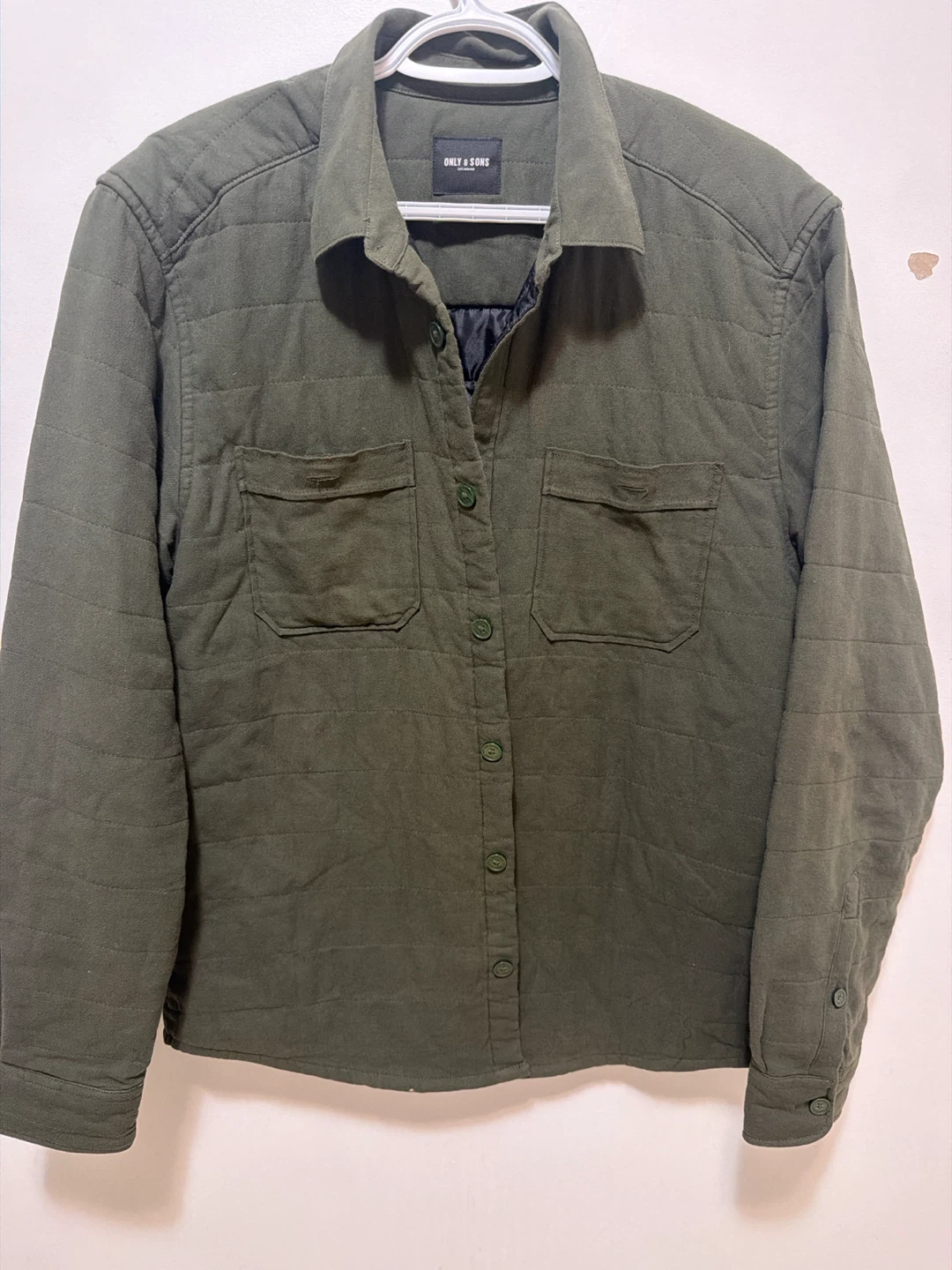ONLY & SONS Quilted Shirt Jacket