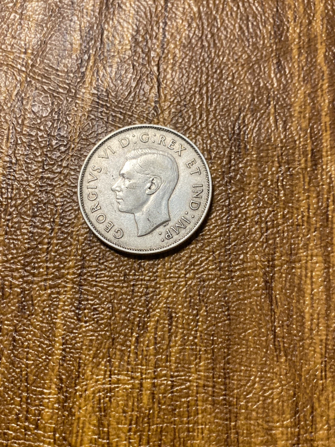 1942 Canadian 50-Cent Silver Coin - photo 2