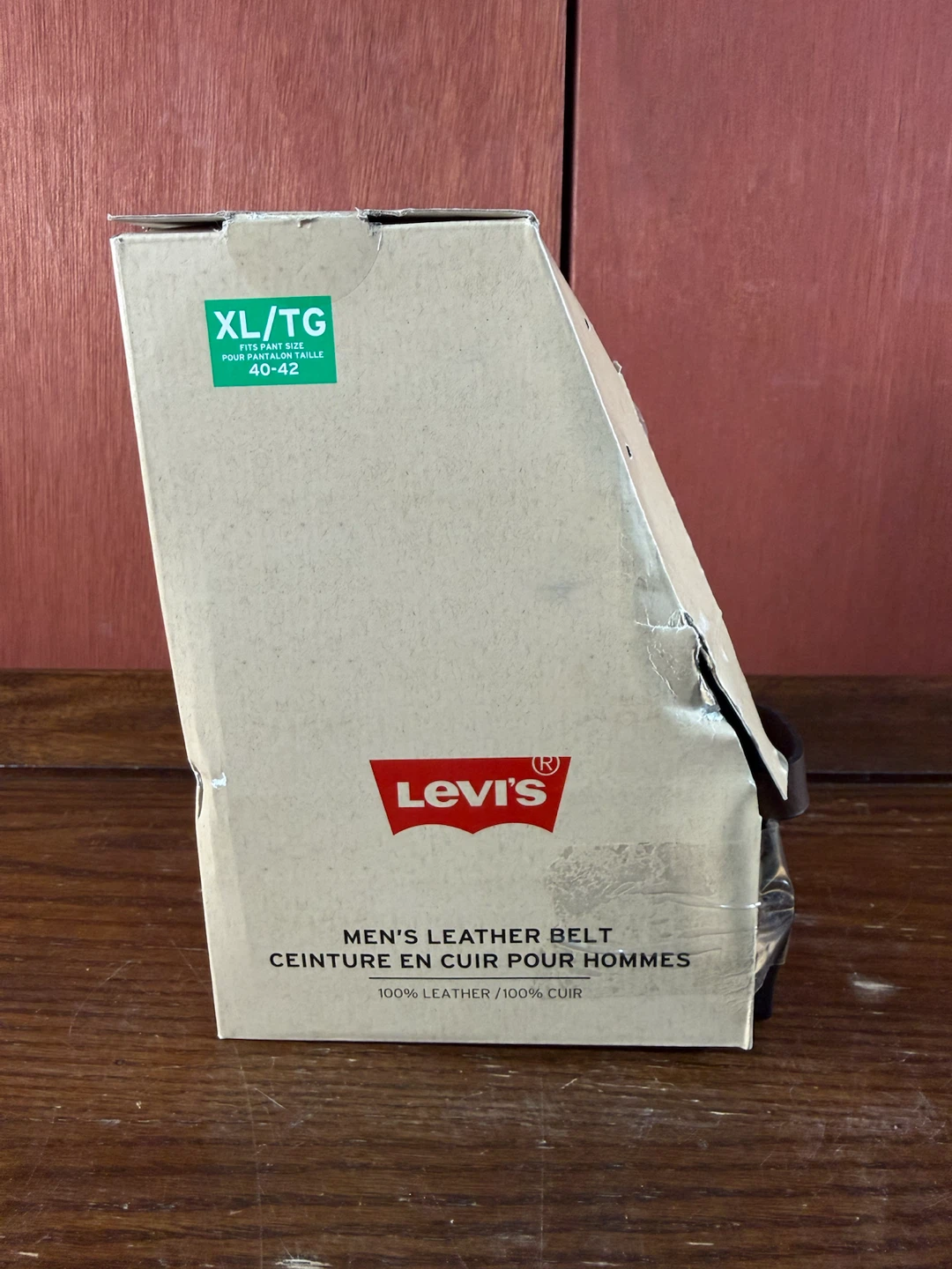 Levi's Men's Casual Leather Belt Brown Size XL(40-42) - photo 2
