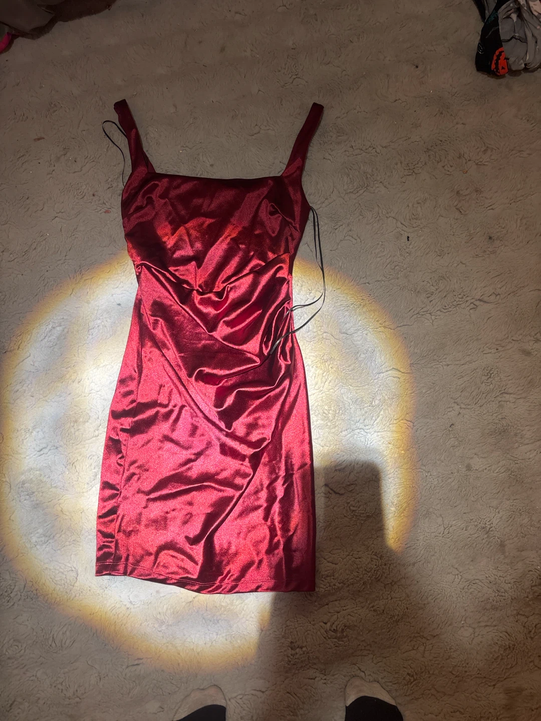 Lovely Day Red Ruched Dress - photo 2
