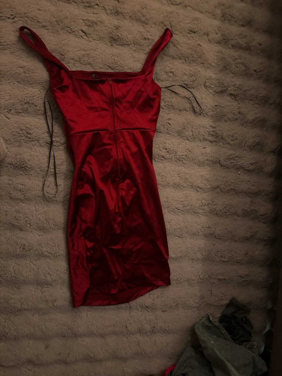 Lovely Day Red Ruched Dress - photo 4