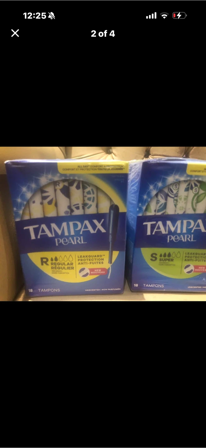 Tampax Pearl Regular and Super Tampons bulk deal - photo 3