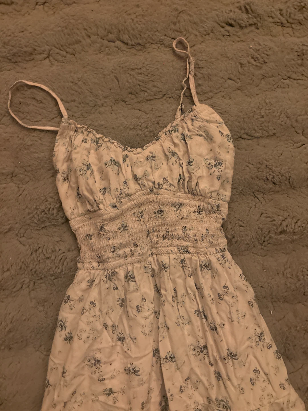 White Floral Maxi Dress - photo 2