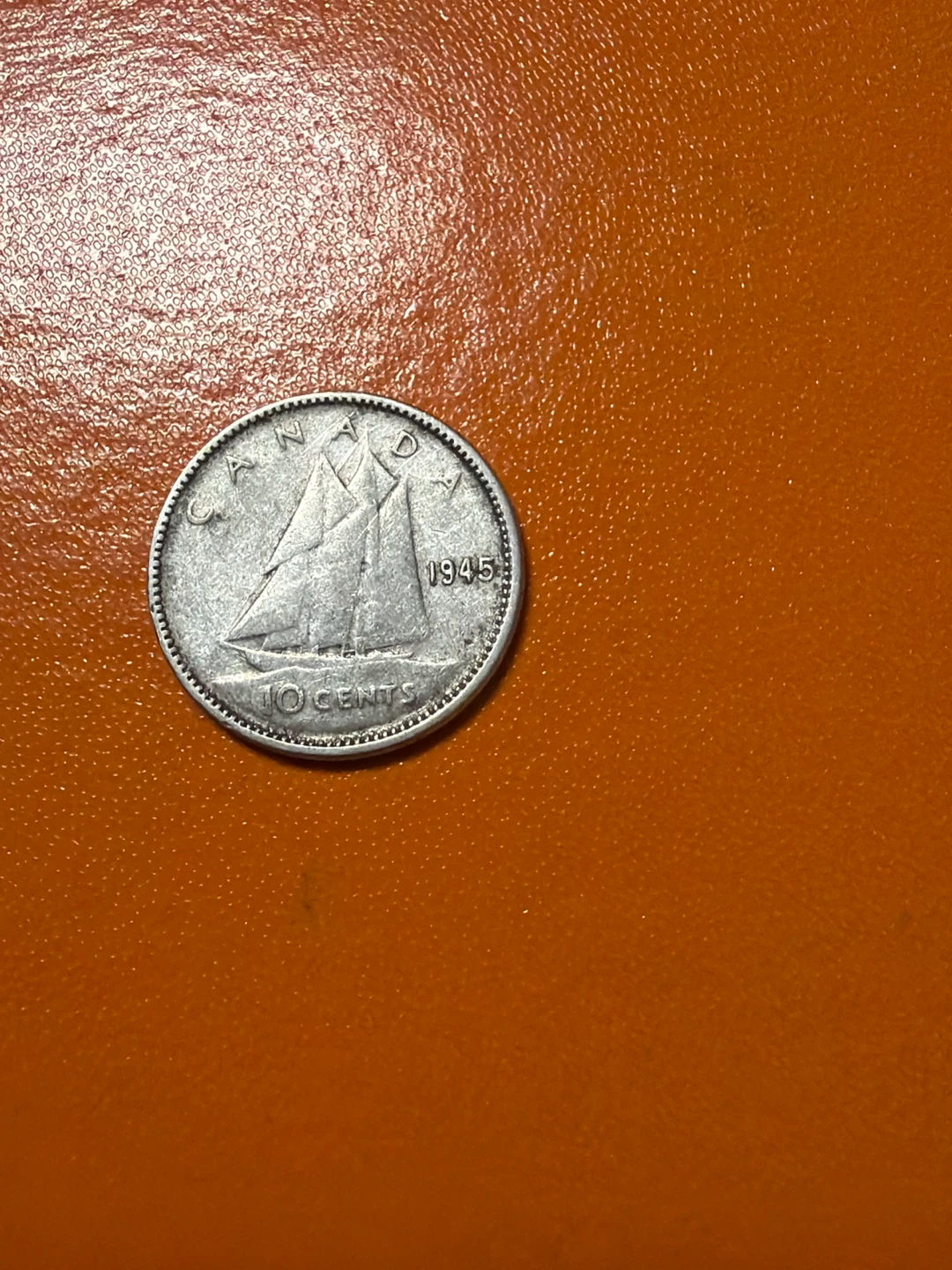 1945 Canadian Dime