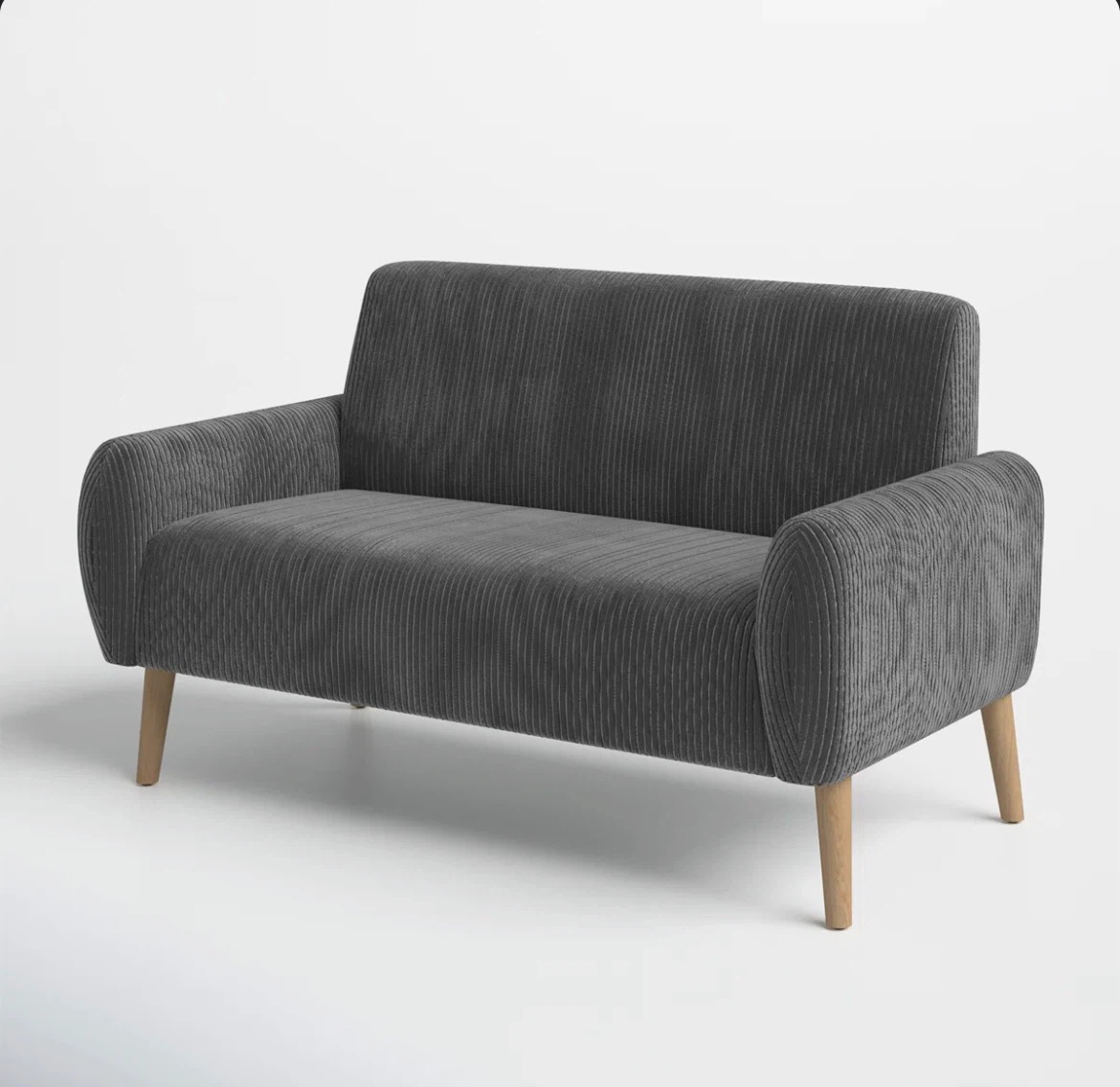 (Like new) Yellow Corduroy Loveseat