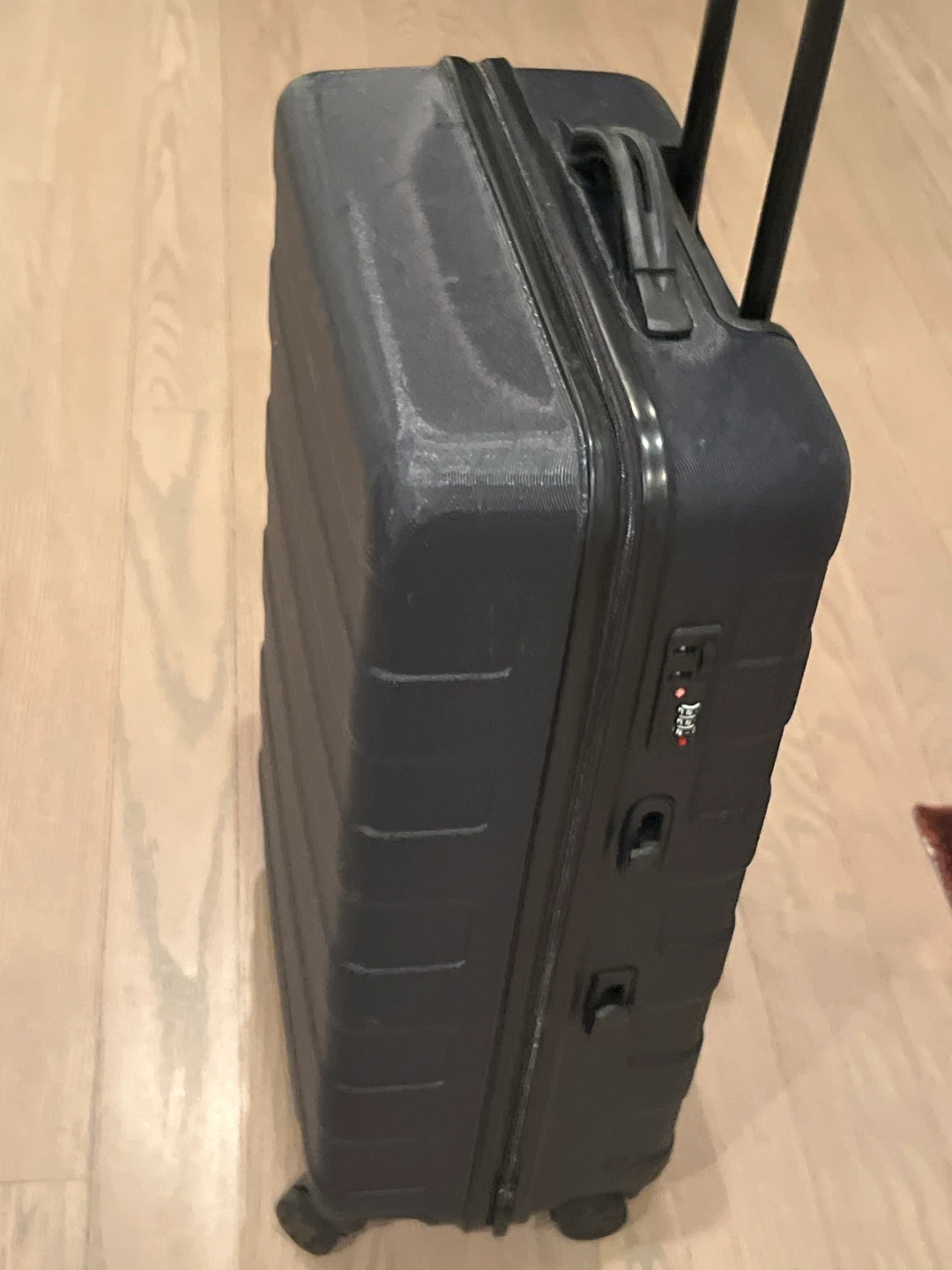 Delsey Black Hardside Spinner Suitcase