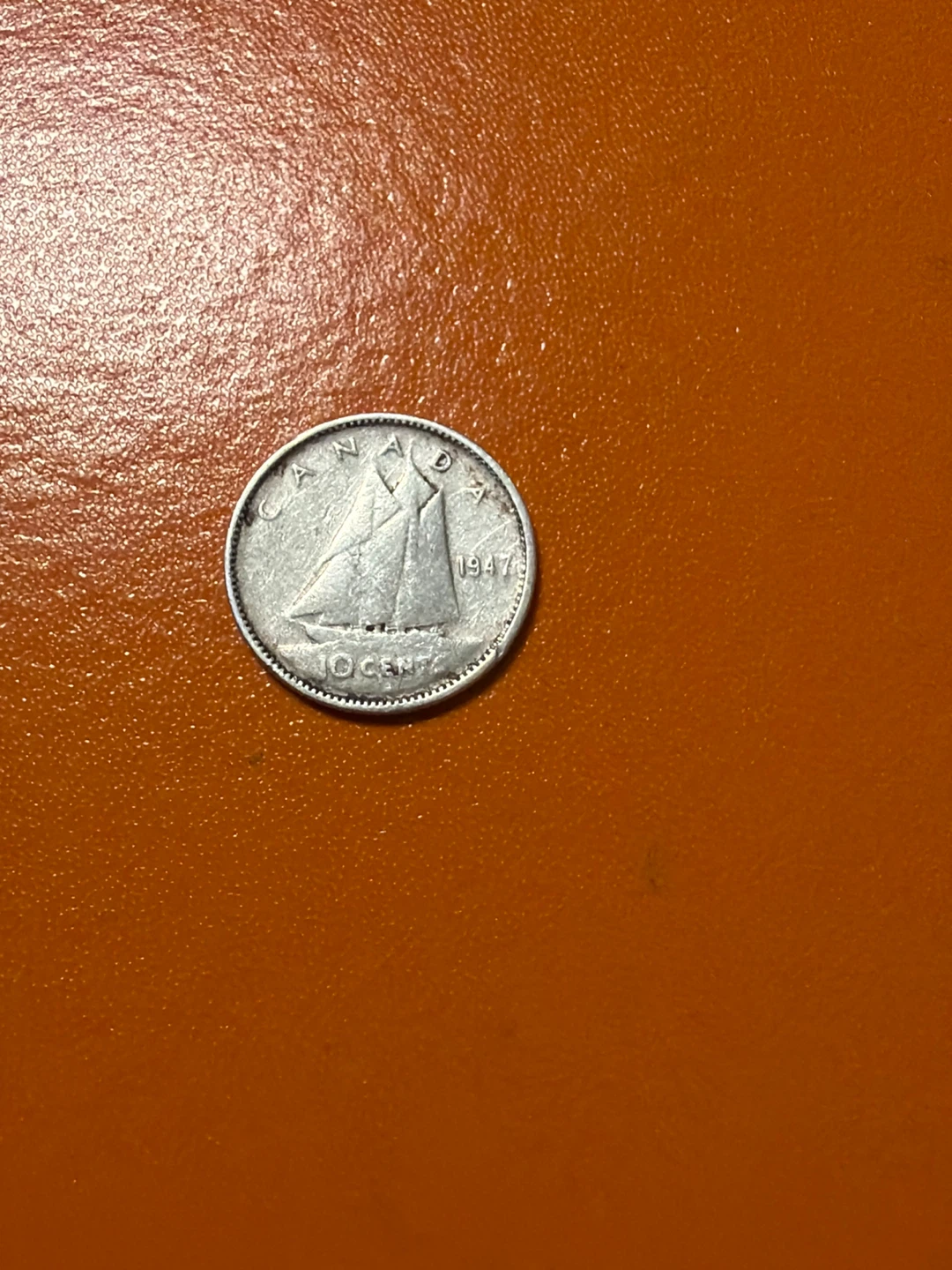 1947 Canadian 10 Cent Coin