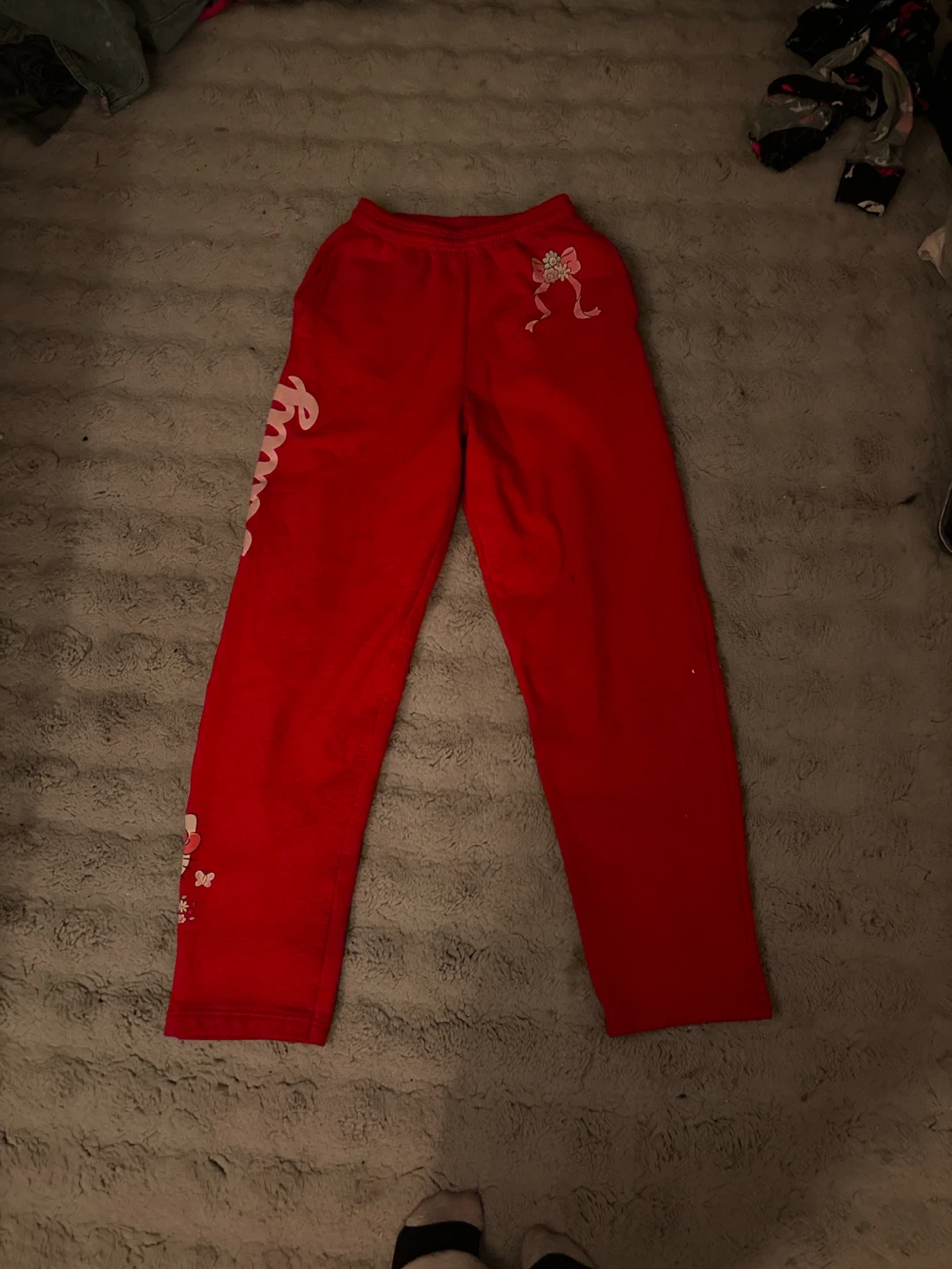 Red Hello Kitty Sweatpants