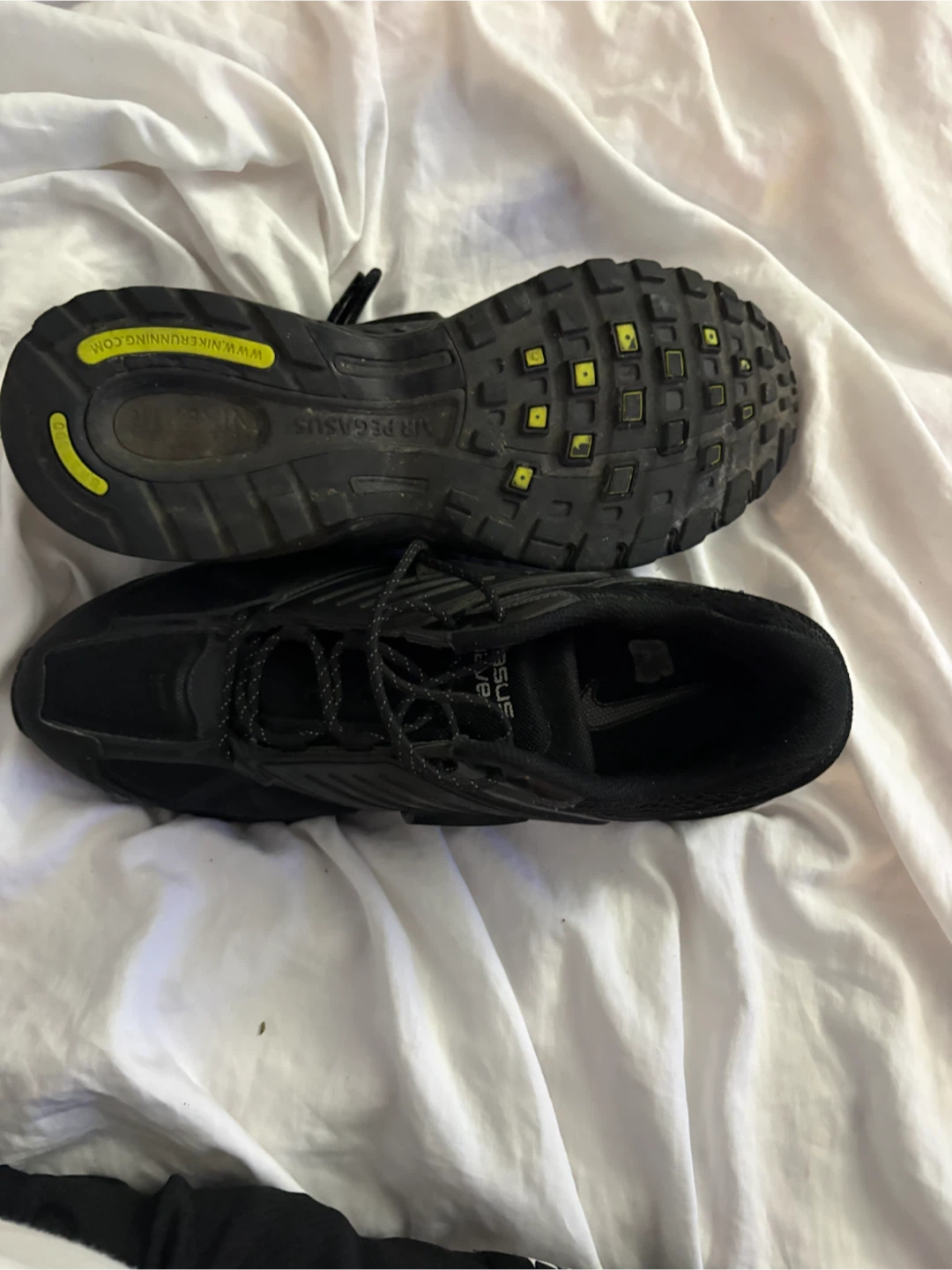 Nike Air Pegasus Running Shoes Black US 13 - photo 2