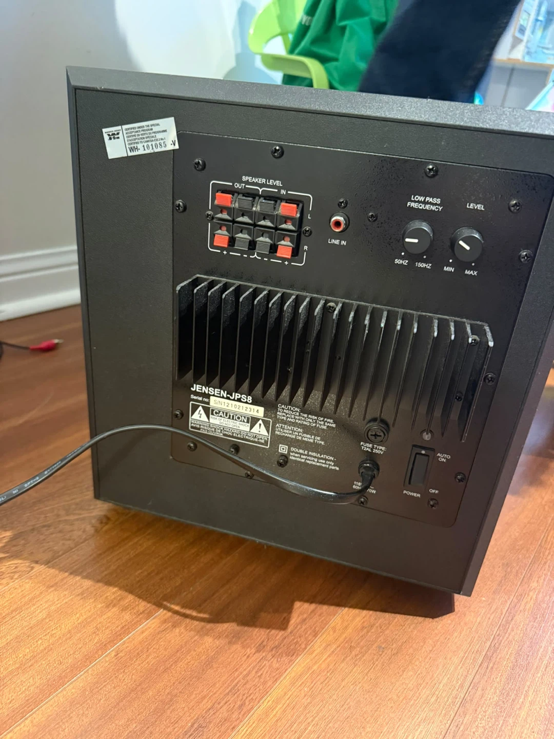Jensen Powered Subwoofer - photo 3