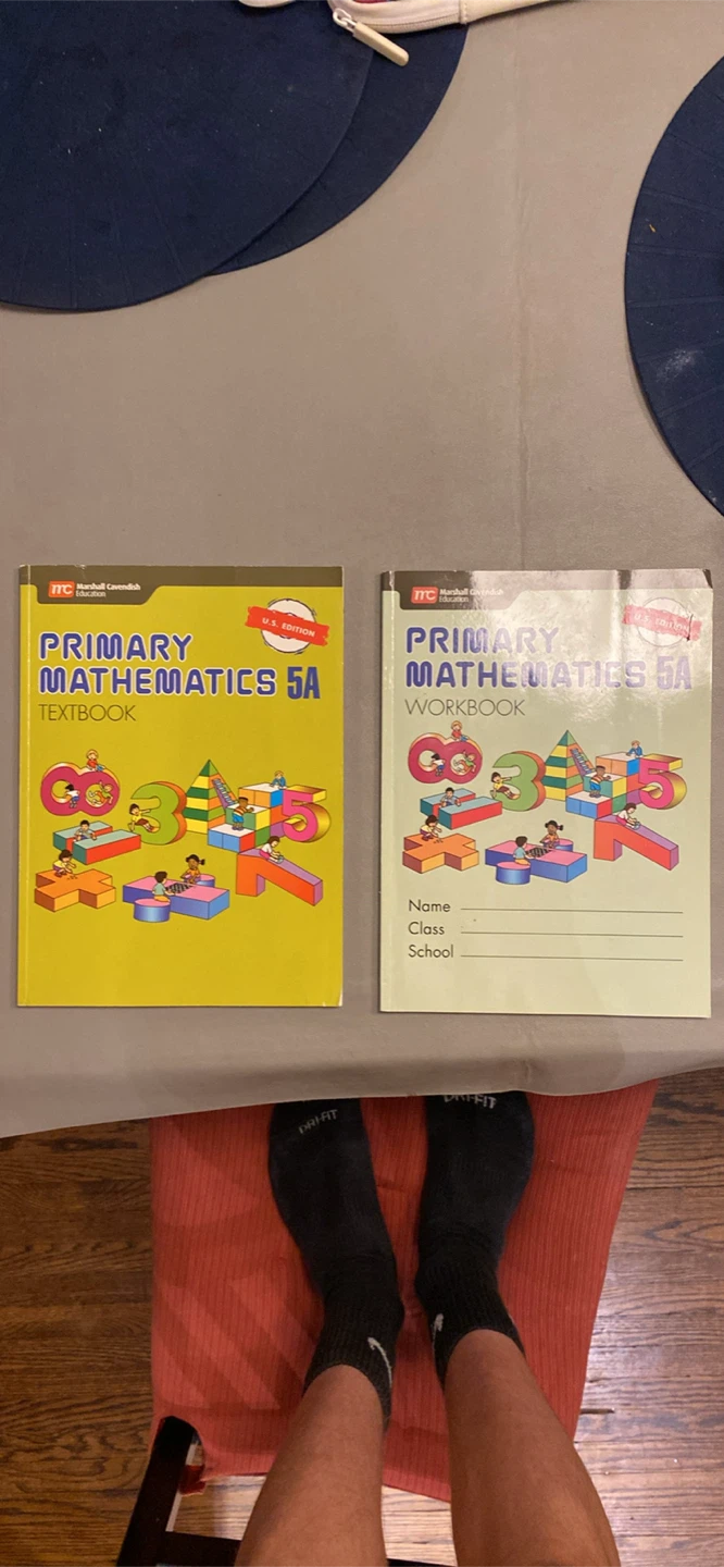 Primary Mathematics 5A Textbook and Workbook