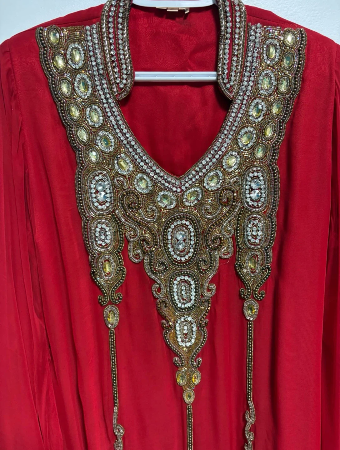 Embellished Red Kaftan - photo 2